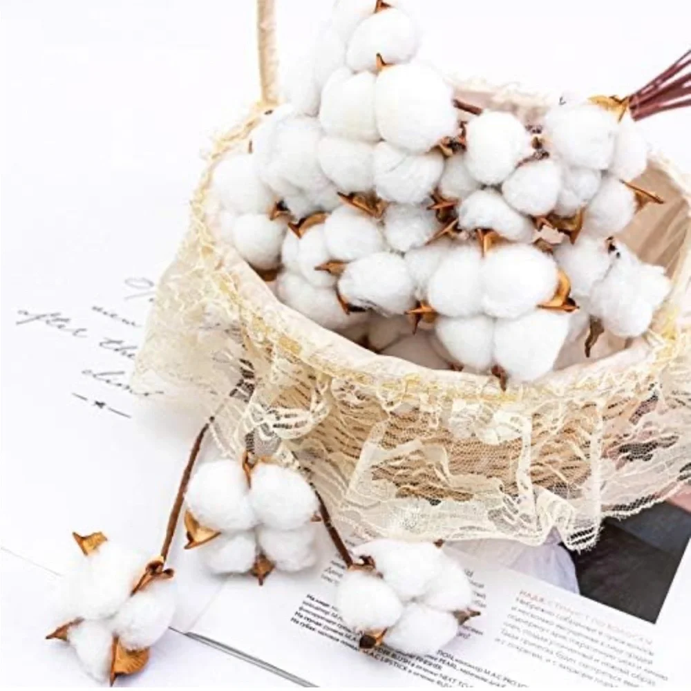 BRAND NEW COTTON BALL PIECES FOR FARMHOUSE HOME DECOR